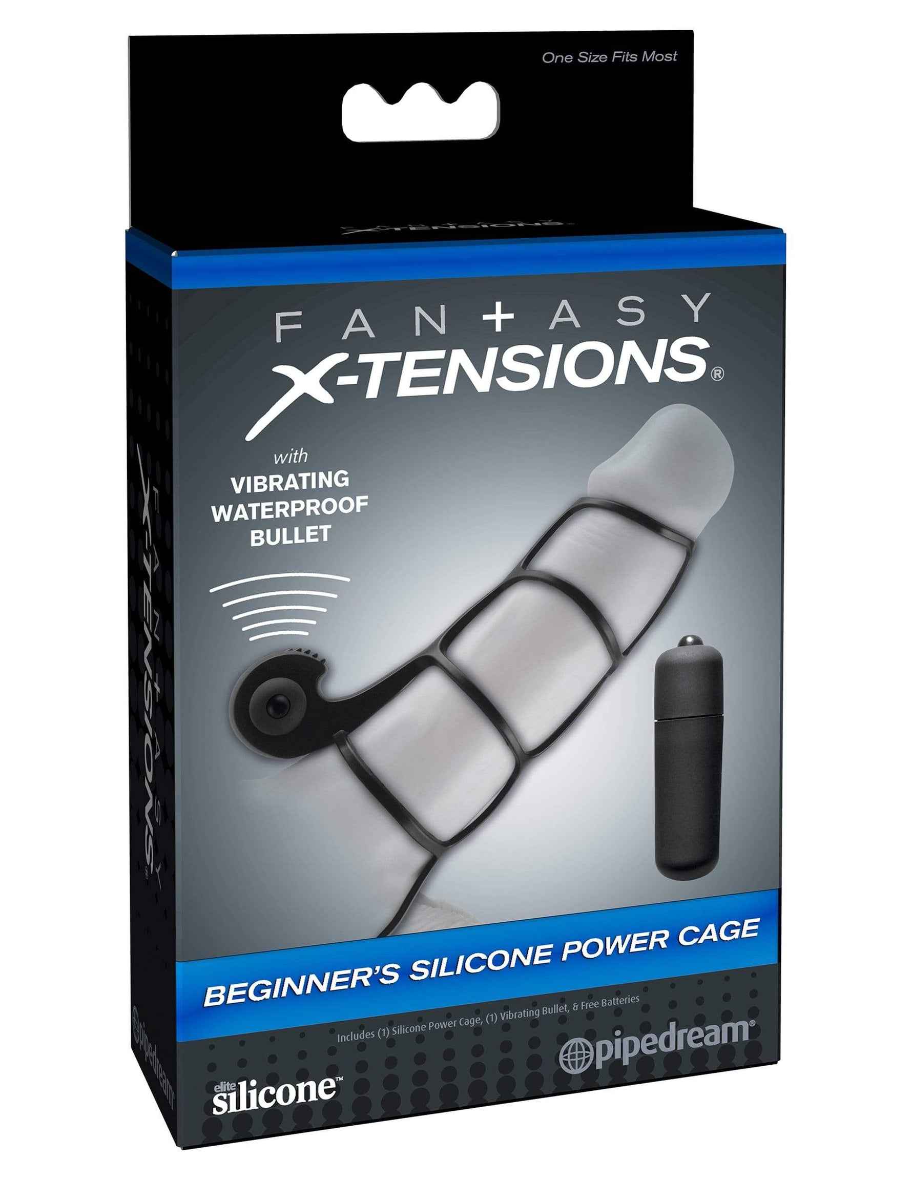 Fantasy X-Tensions Beginners Silicone Power Cage - Black Default Title