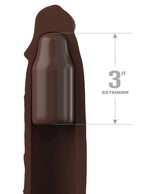 Fantasy X-Tensions Elite 7 Inch Extension With Strap - Brown