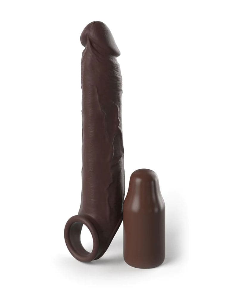 fantasy x tensions elite 7 inch extension with strap brown