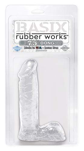 Basix Rubber Works - 7.5 Inch Dong - Clear Default Title