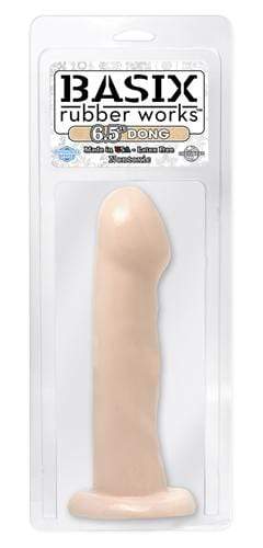 basix rubber works 6 5 inch dong with suction cup flesh