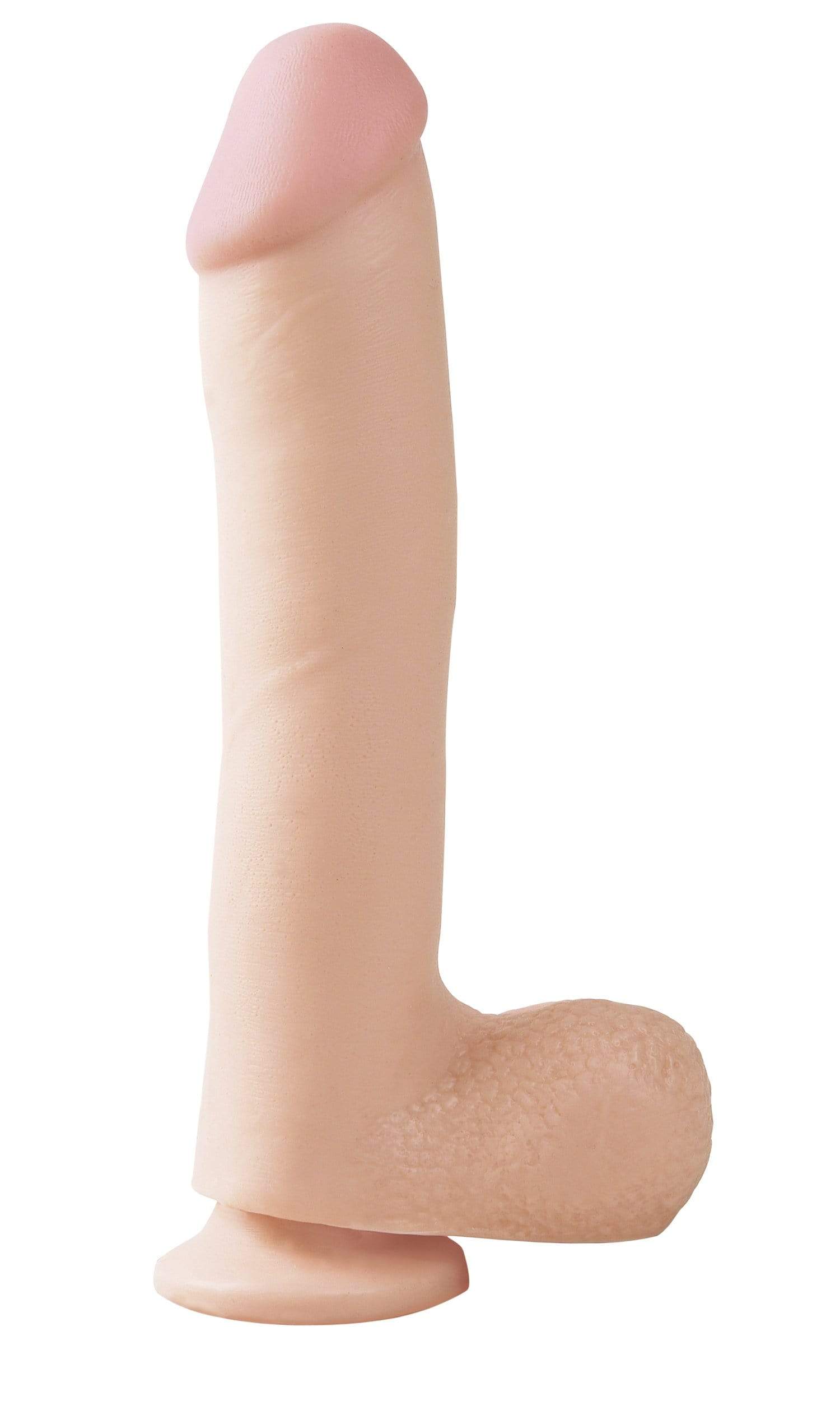 basix rubber works 10 inch dong with suction cup flesh