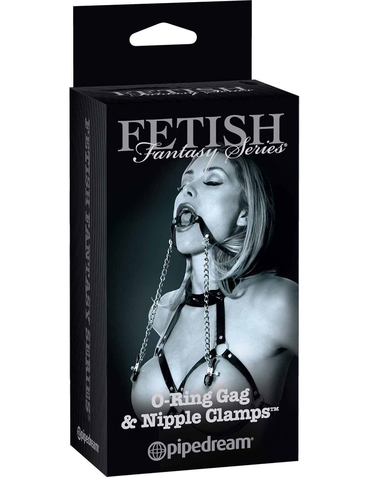 fetish fantasy series ltd ed o ring gag nipple clamps
