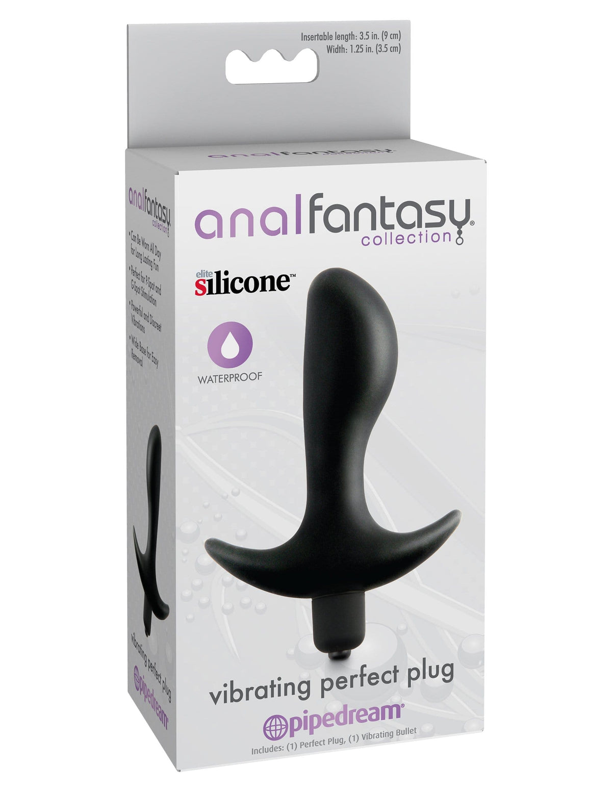 anal fantasy collection vibrating perfect plug black