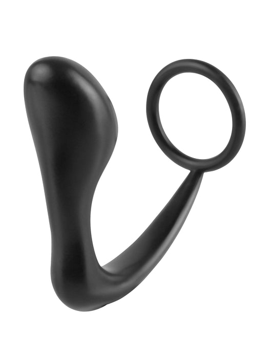 anal fantasy collection ass gasm cock ring plug black