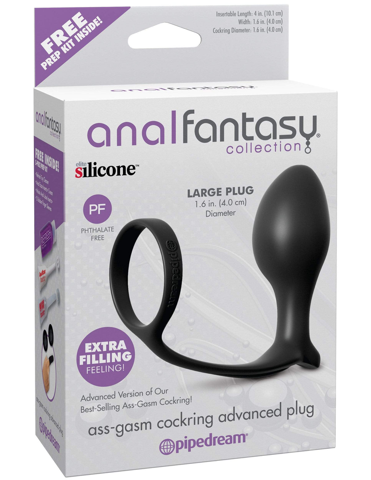anal fantasy collection ass gasm cockring advanced plug