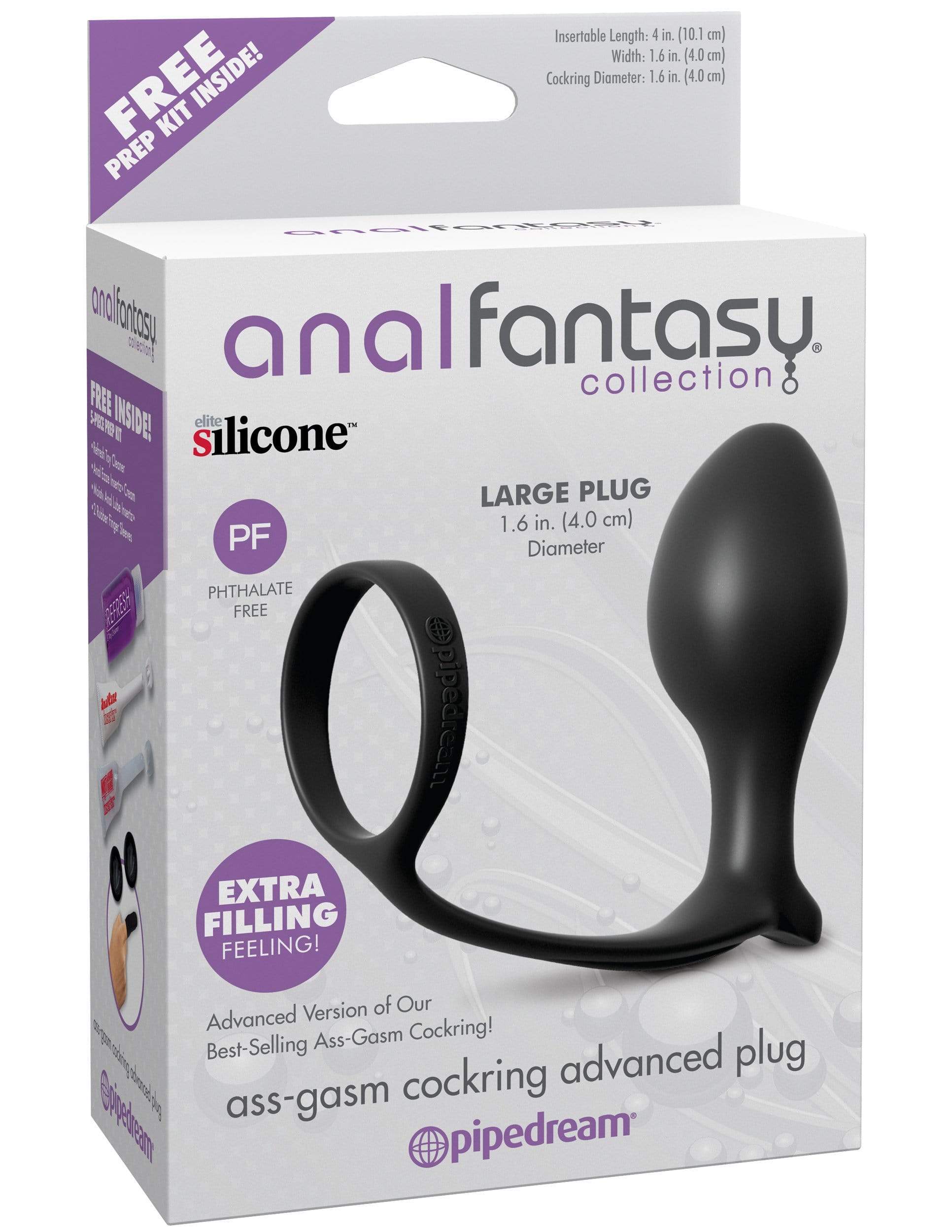anal fantasy collection ass gasm cock ring advanced plug