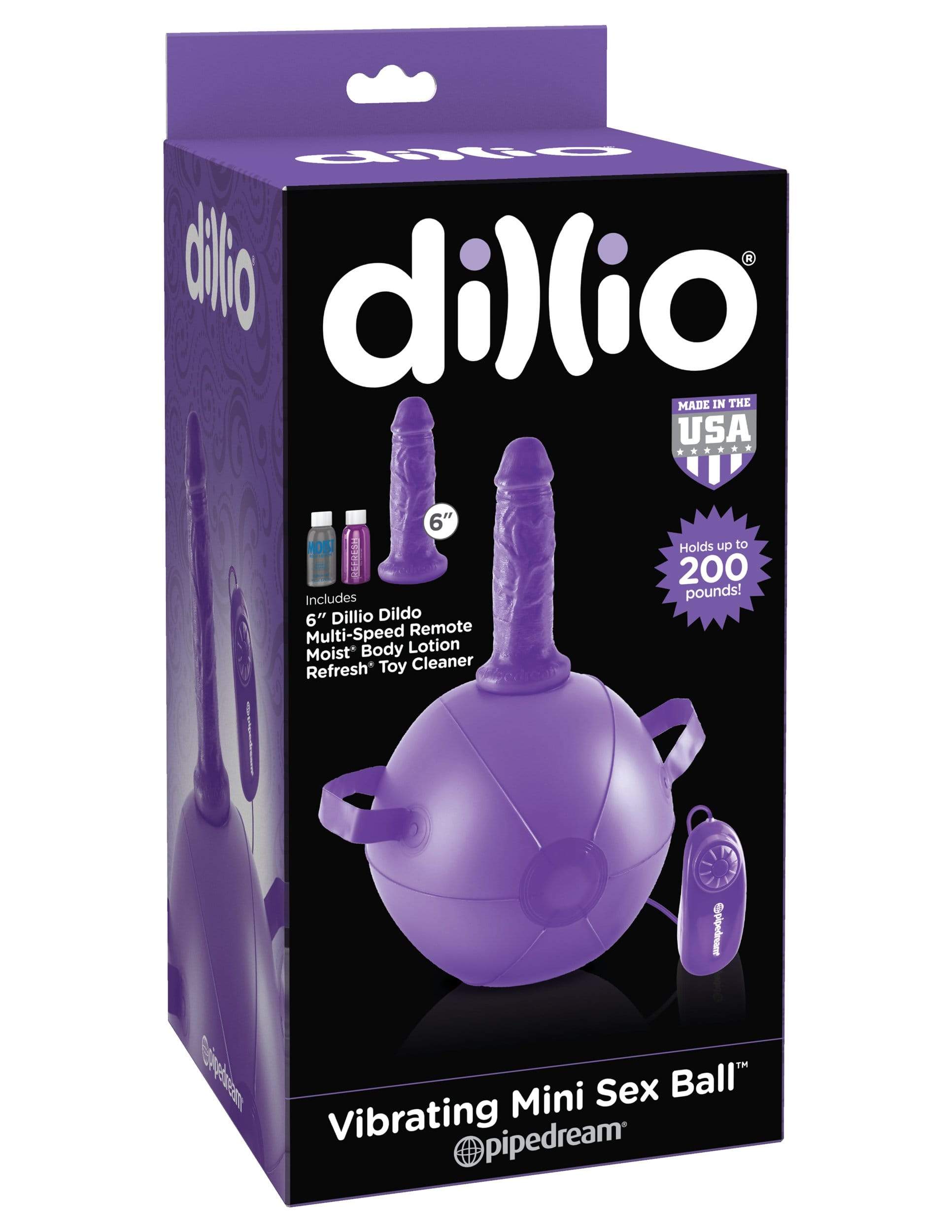 dillio purple vibrating mini sex ball
