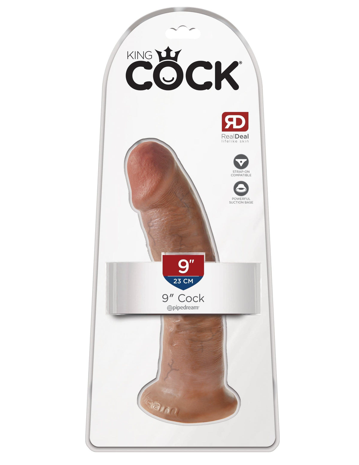king cock 9 cock tan