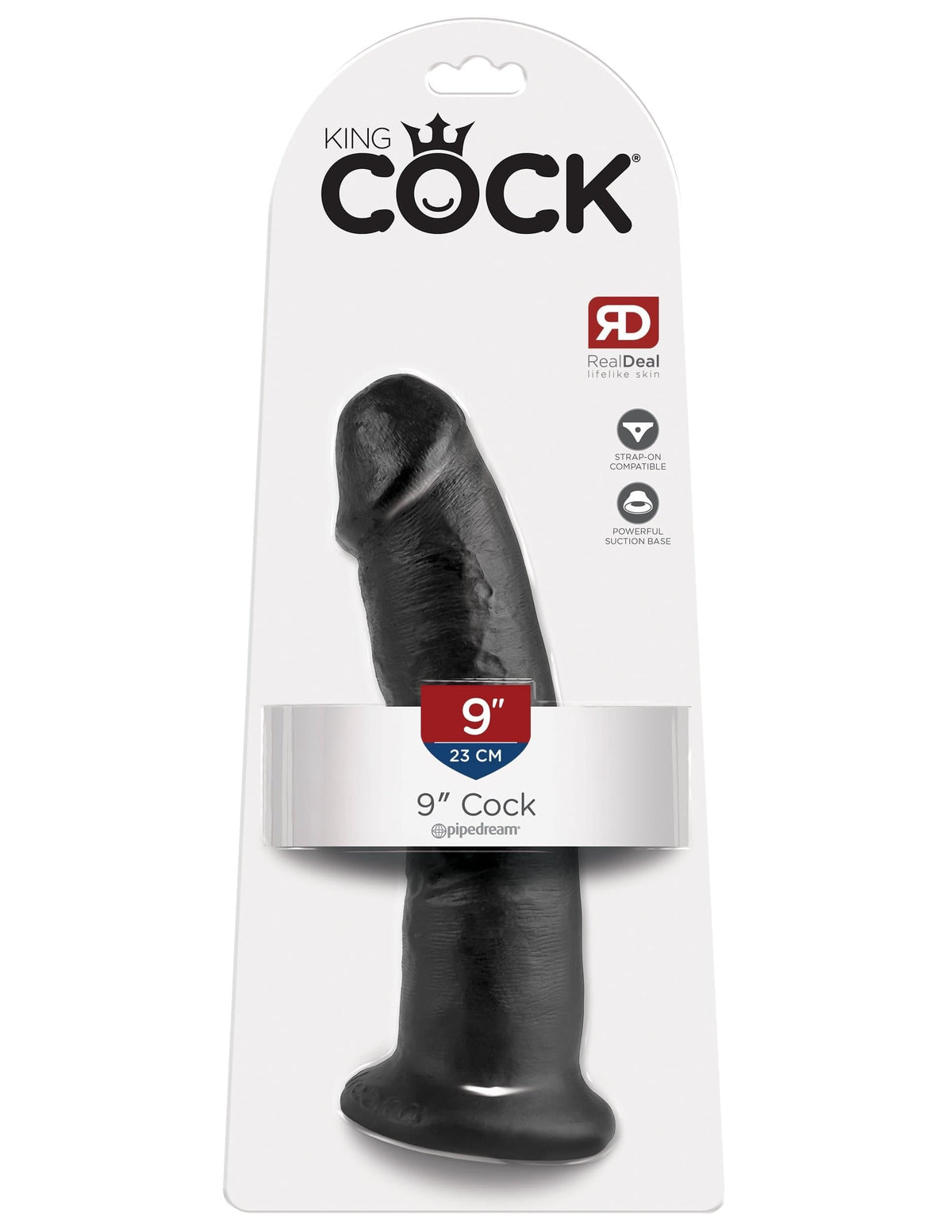 king cock 9 inch cock black