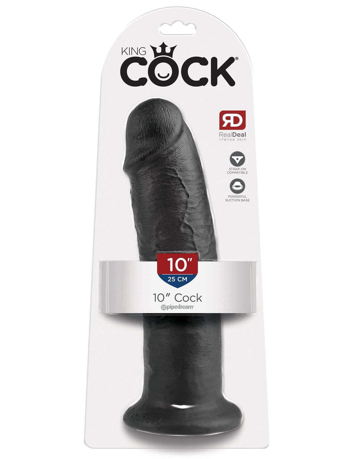 king cock 10 inch cock black