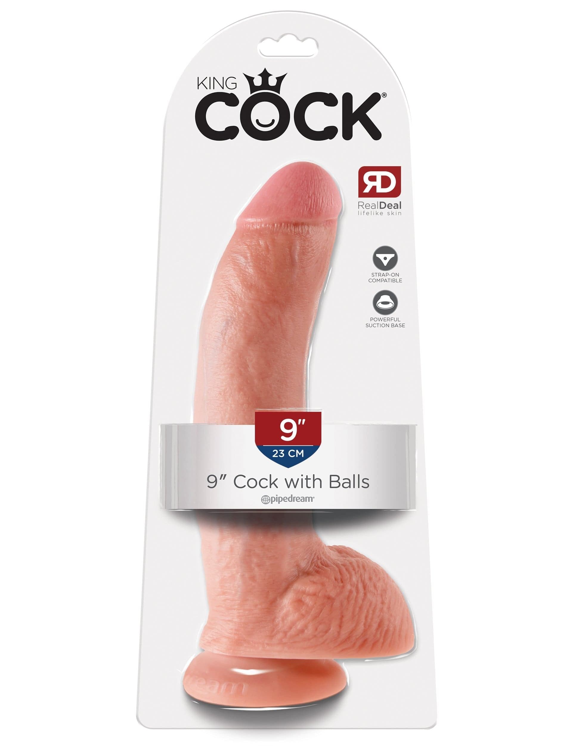king cock 9 inch cock with balls flesh