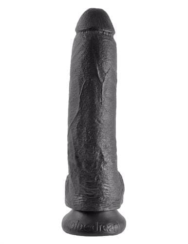 king cock 9 inch cock with balls black