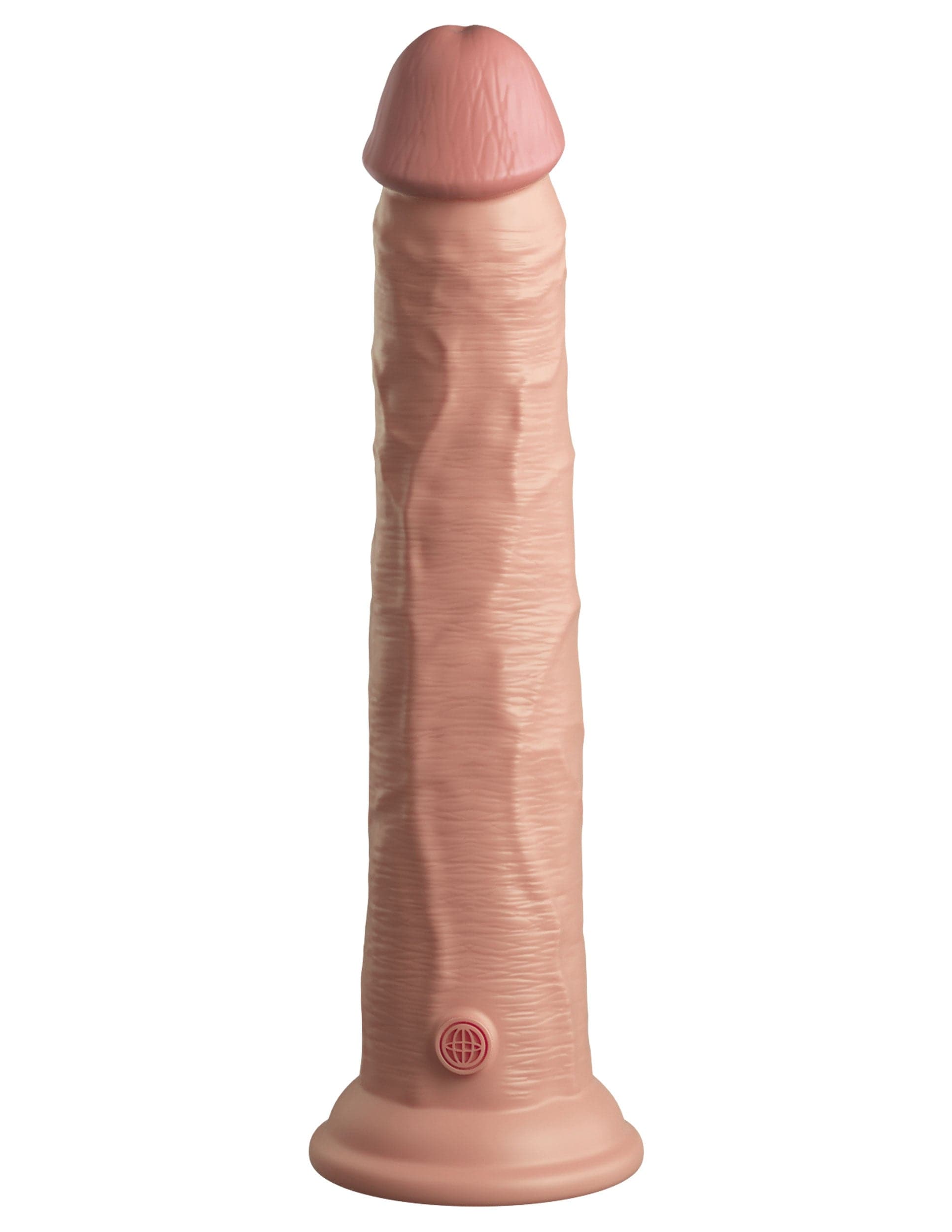 king cock elite 10 inch dual density silicone cock light