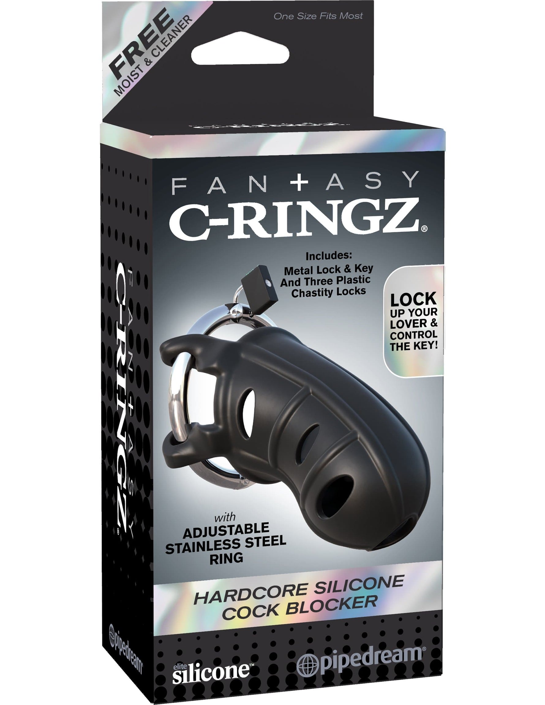 Fantasy C-Ringz Hardcore Silicone Cock Blocker Default Title