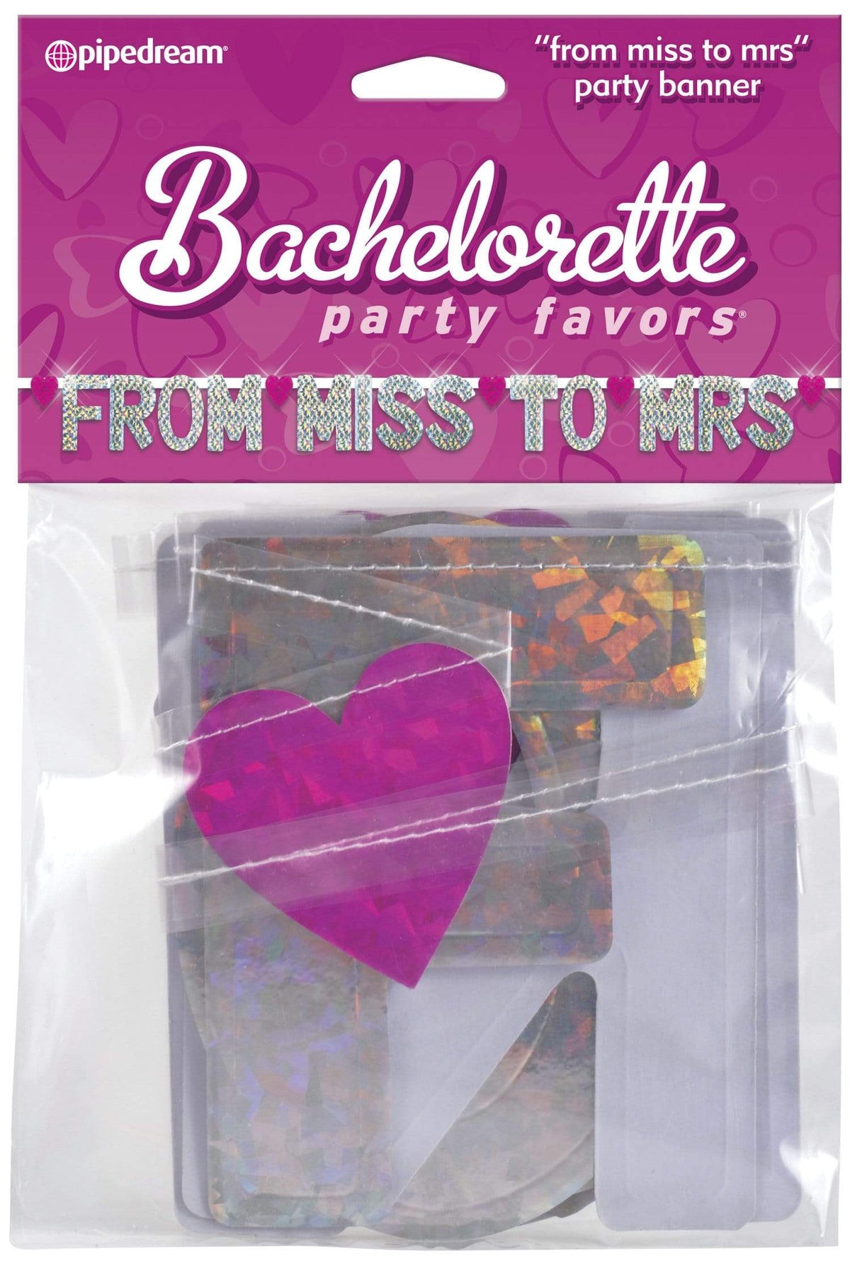 bachelorette party favors from miss to mrs banner