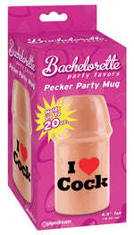 Bachelorette Party Favors Pecker Party Mug - I Love Cock! Default Title