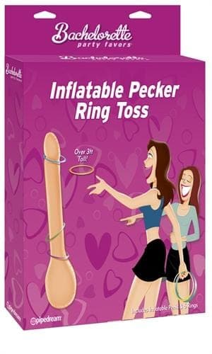 inflatable pecker ring toss