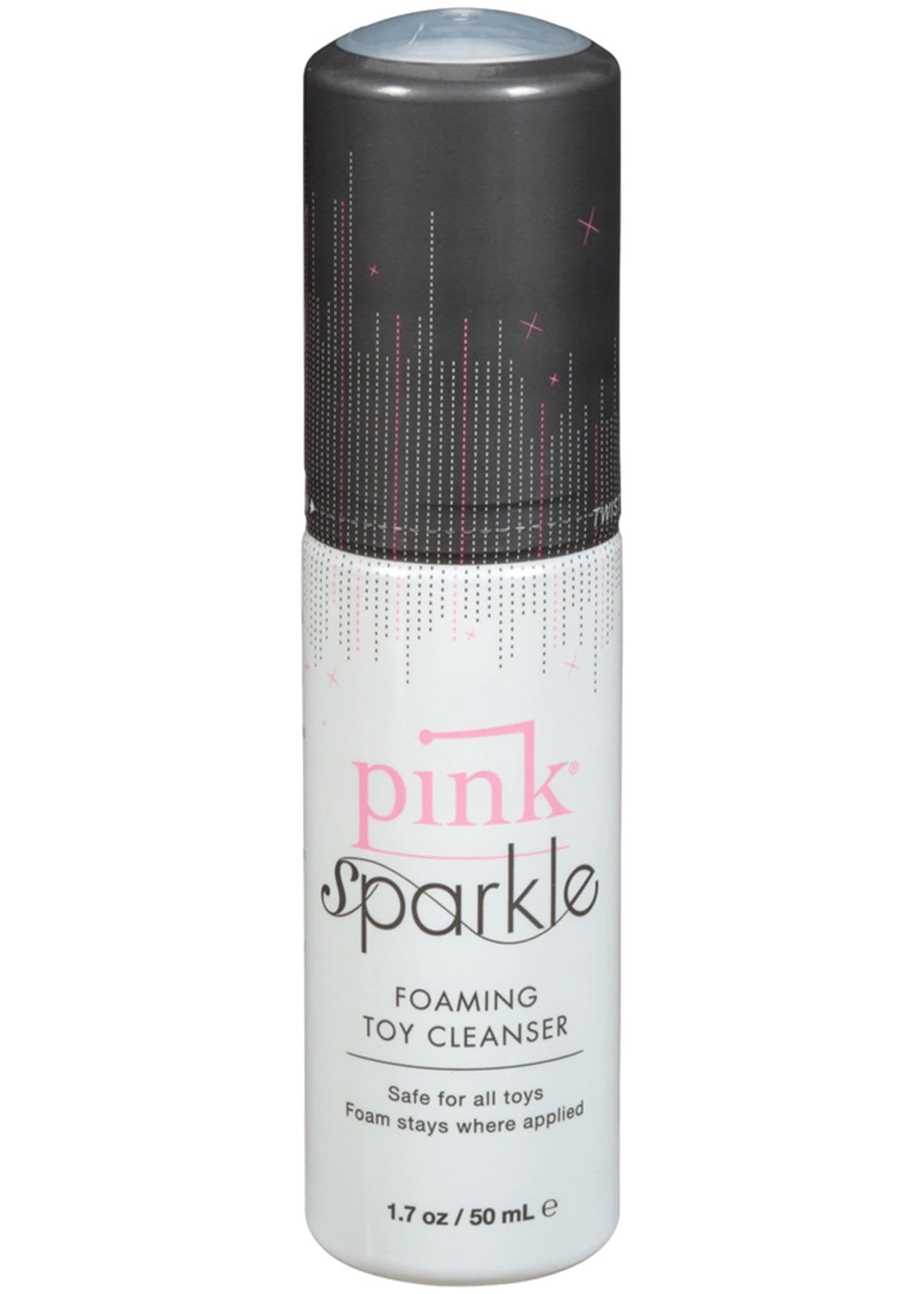 pink sparkle foaming toy cleaner 1 7 oz