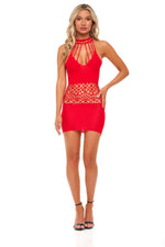 Rich B Phase Dress - One Size - Red Default Title