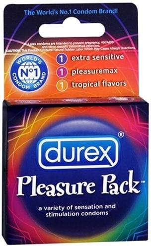 durex pleasure pack 3 pack