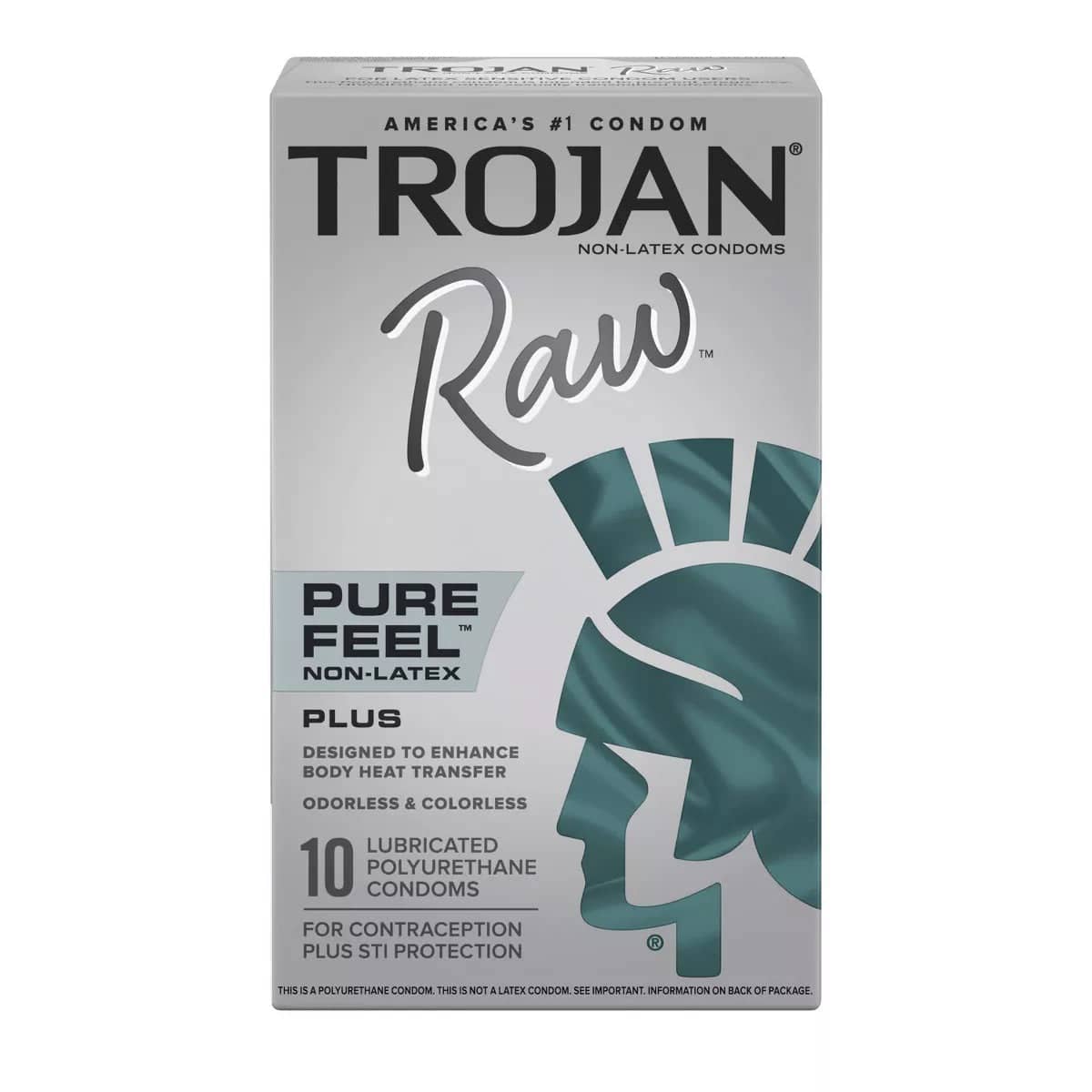 Trojan Raw Non-Latex 10 Pack Default Title