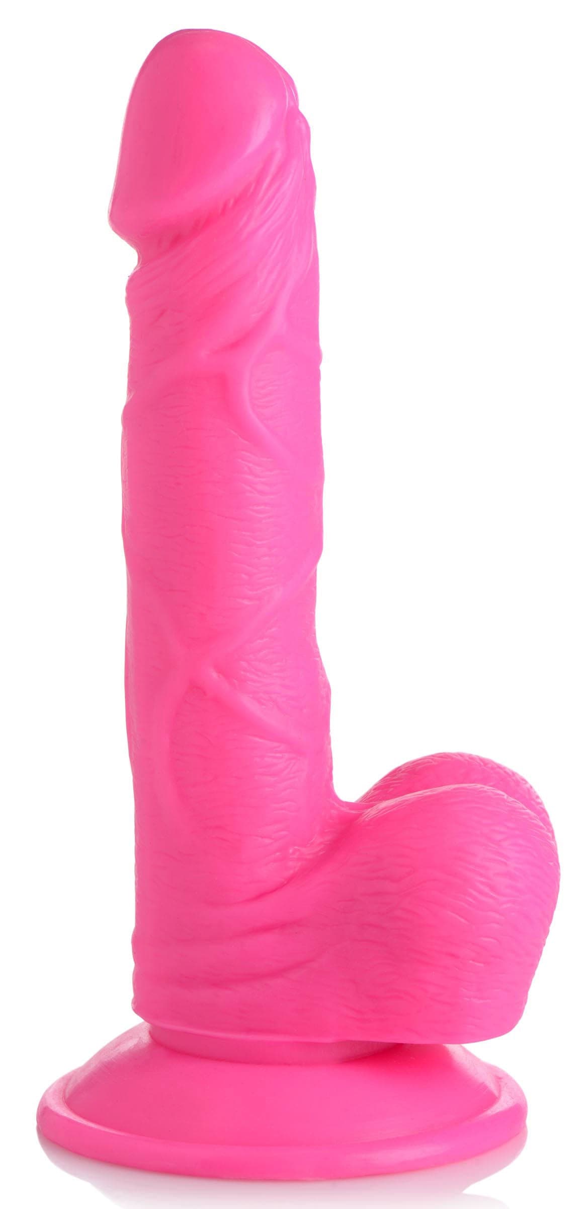 pop pecker 6 5 inch dildo with balls pink