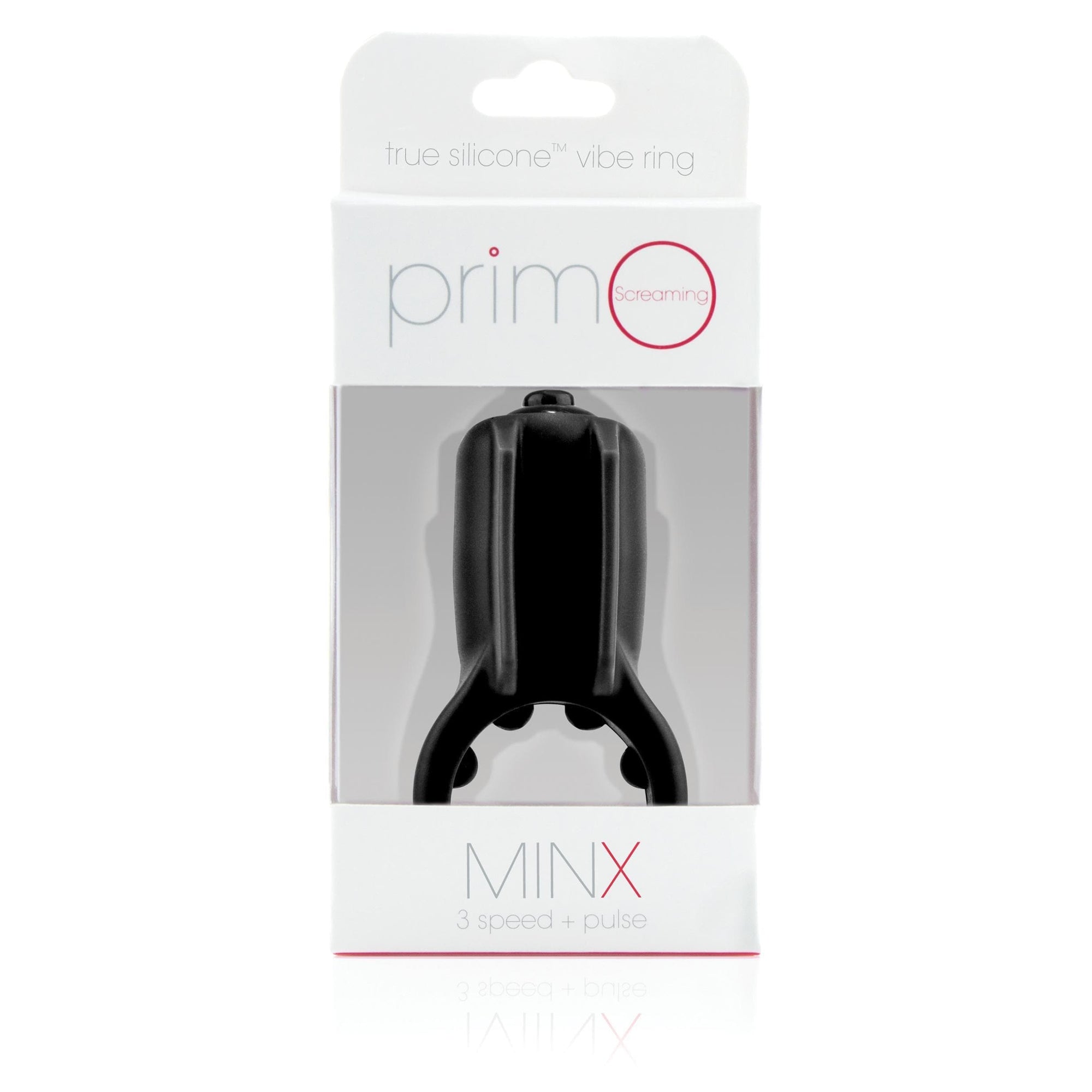 primo minx premium silicone vibe ring black