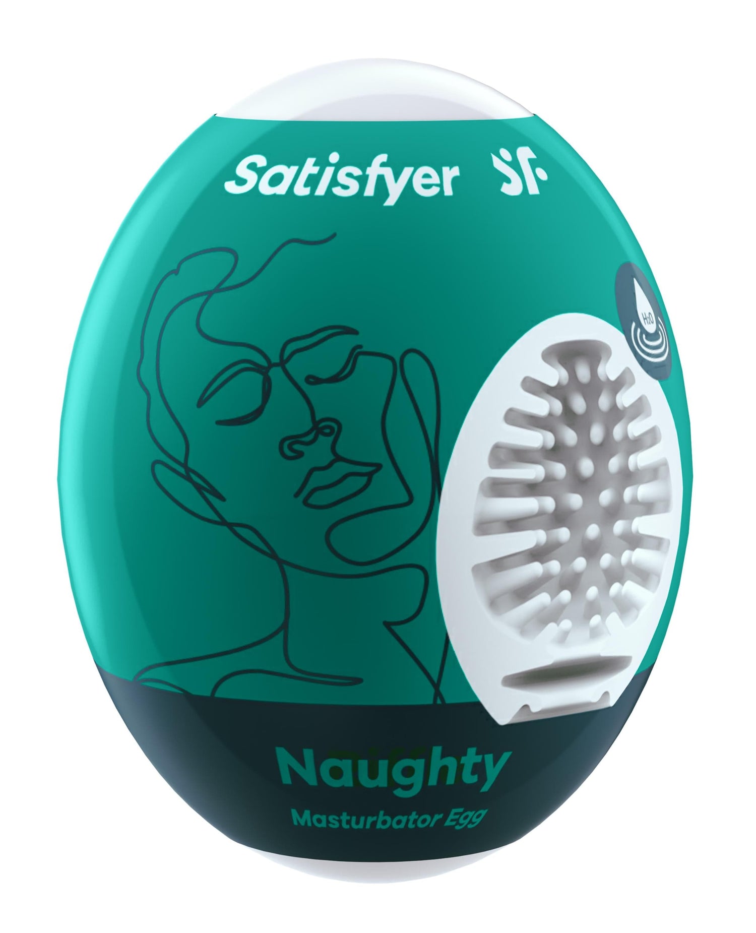 Satisfyer Masturbator Egg - Naughty - Dark Green Default Title