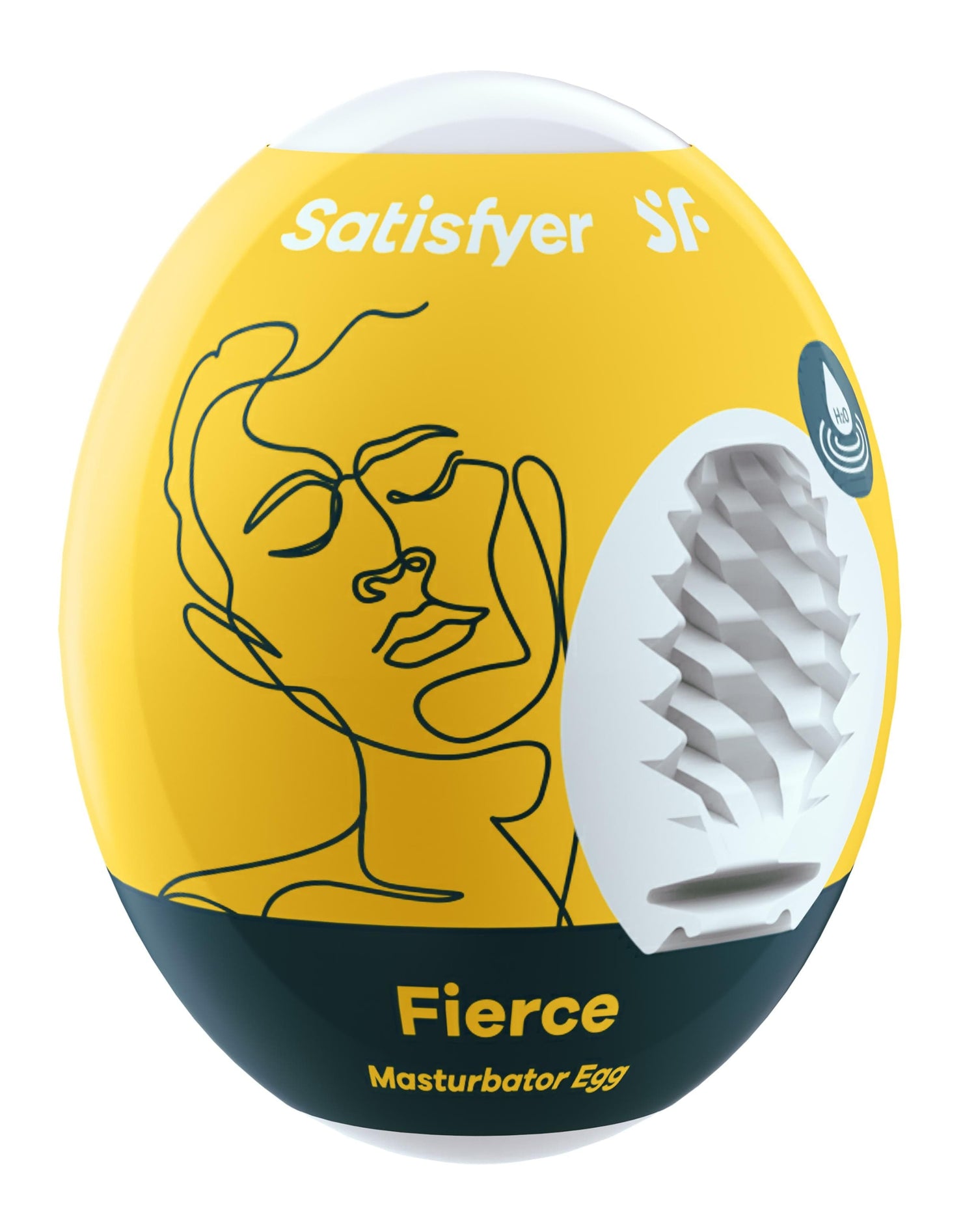 Satisfyer Masturbator Egg - Fierce - Yellow Default Title