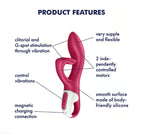 Satisfyer Embrace Me - Rabbit Vibrator - Berry