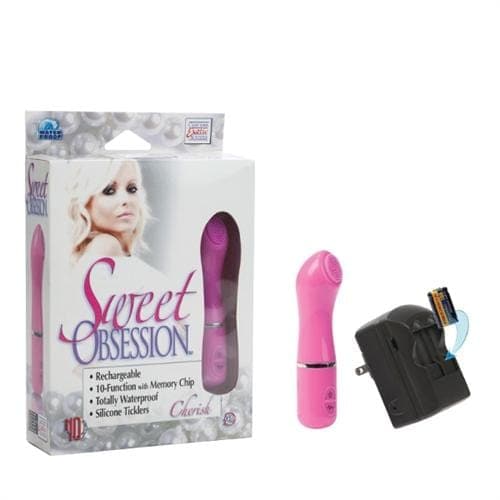 sweet obsession cherish rechargeable massager pink