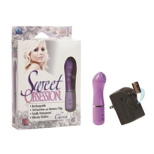 sweet obsession cherish rechargeable massager purple