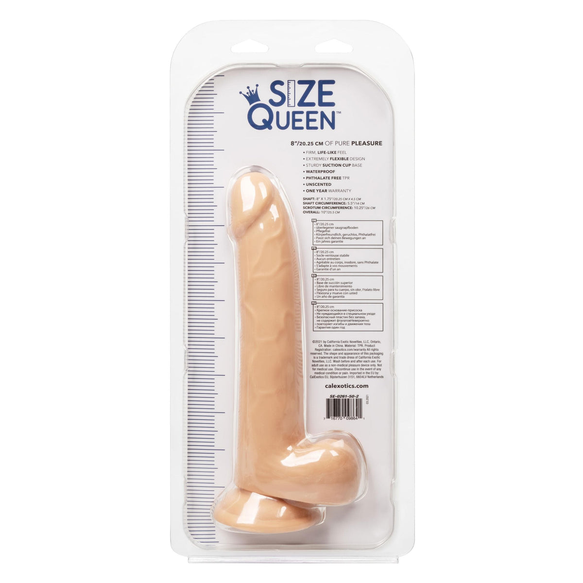 size queen 8 inch 20 25 cm ivory