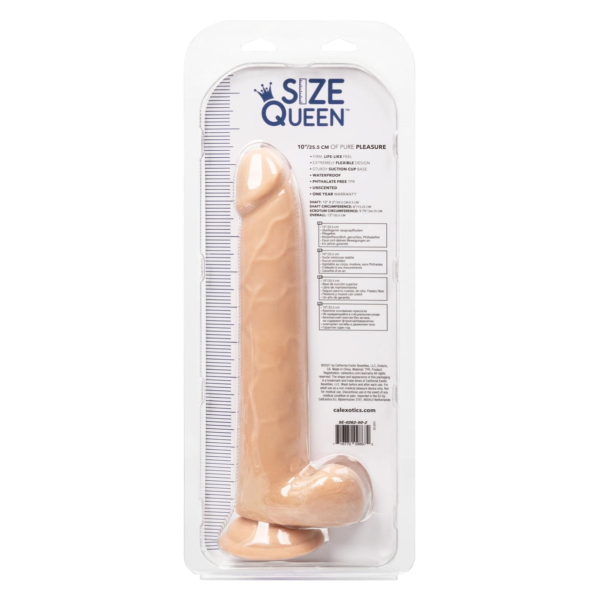 size queen 10 inch 25 5 cm ivory