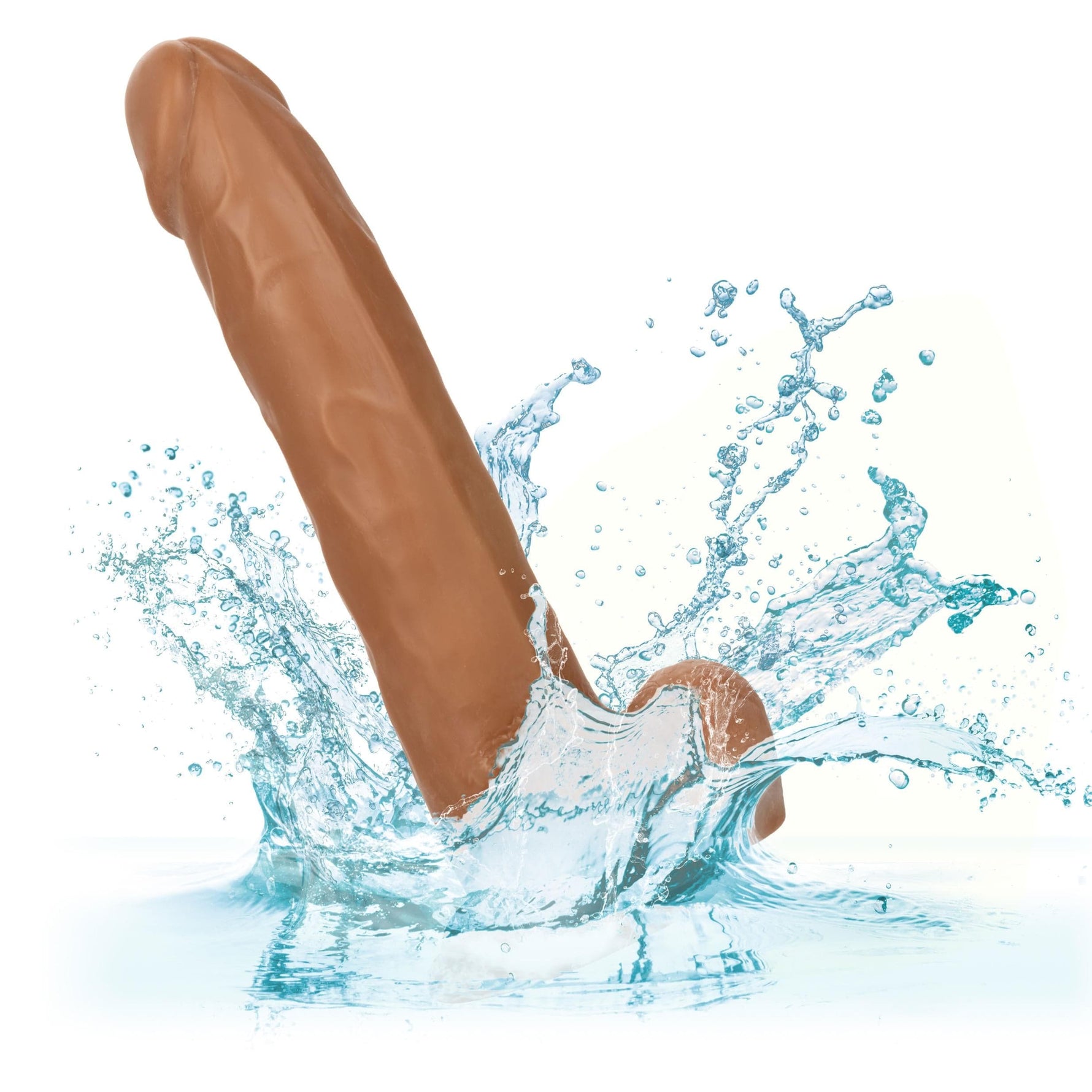 Size Queen 10 inch-25.5 Cm - Brown