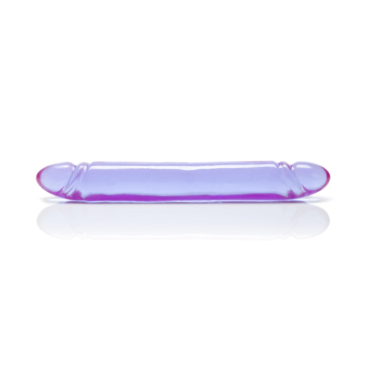 calexotics   reflective gel smooth double dong 12 inches