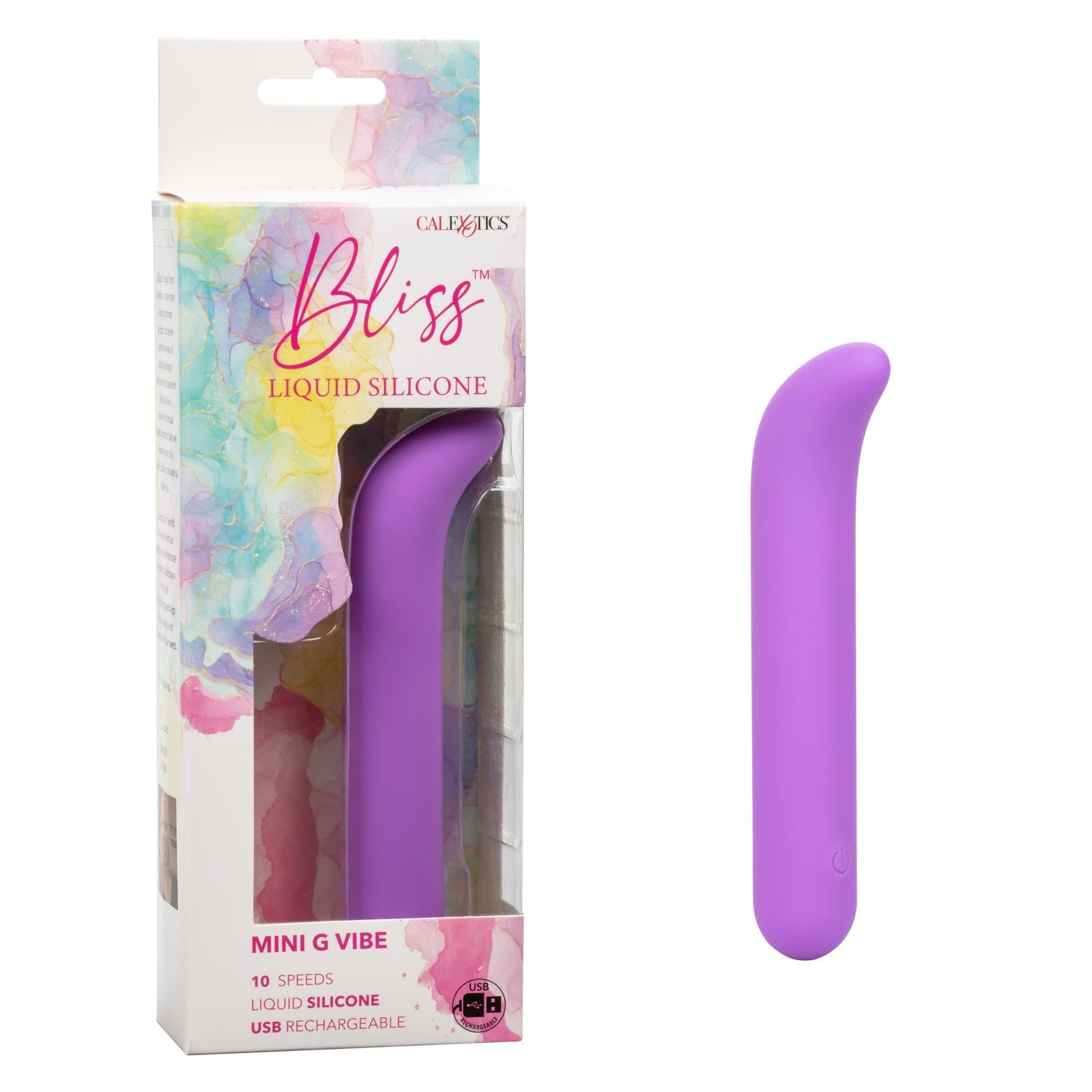 Bliss Liquid Silicone Mini G Vibe - Purple Default Title