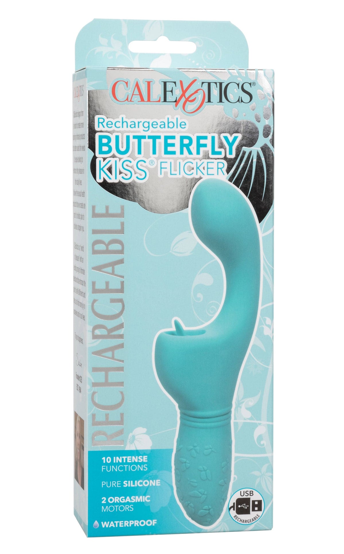 rechargeable butterfly kiss flicker blue