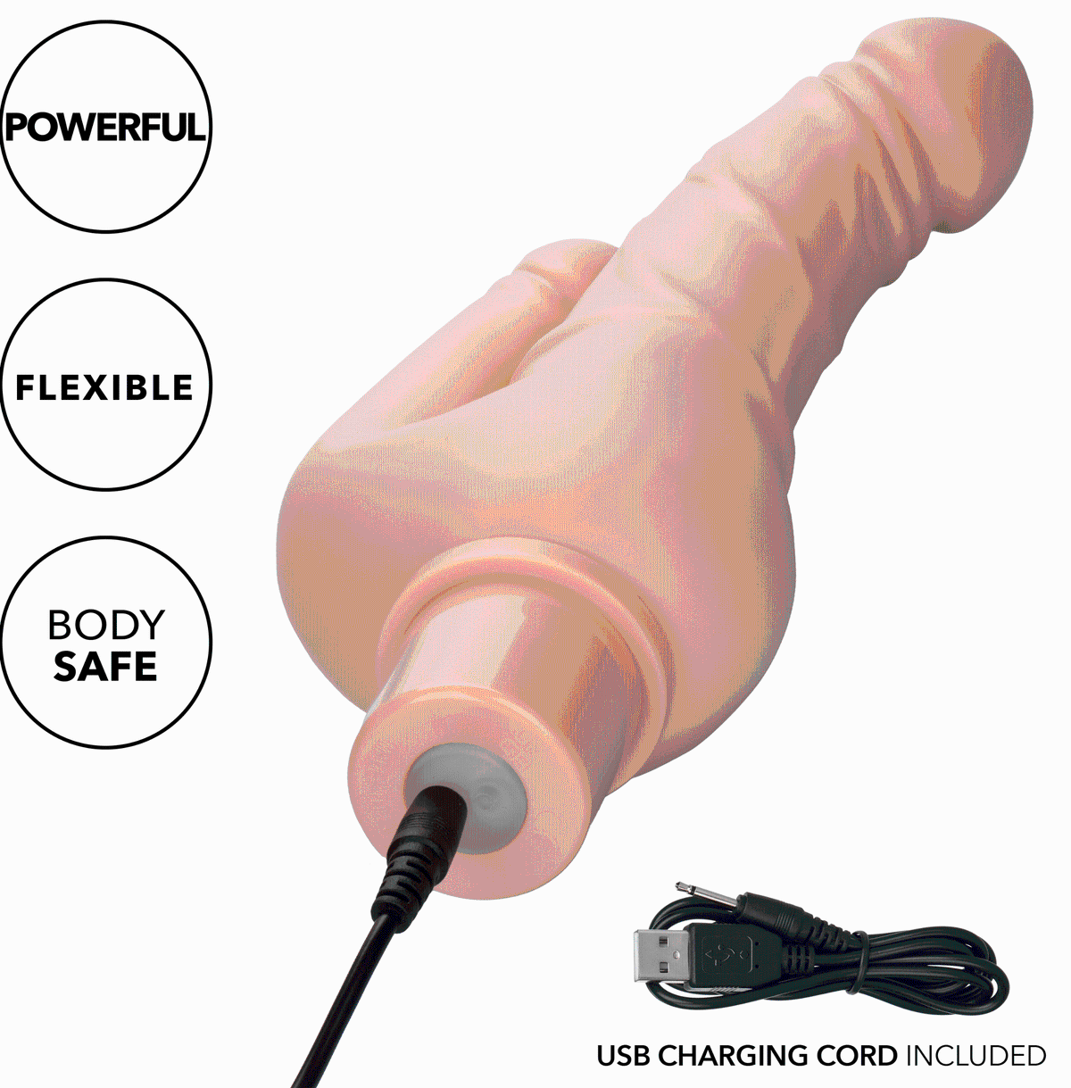 rechargeable power stud over and under ivory