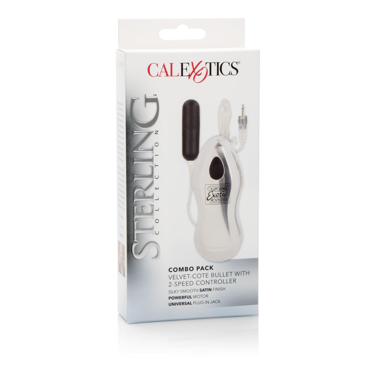 calexotics   sterling collection combo pack velvet cote bullet with 2 speed controller