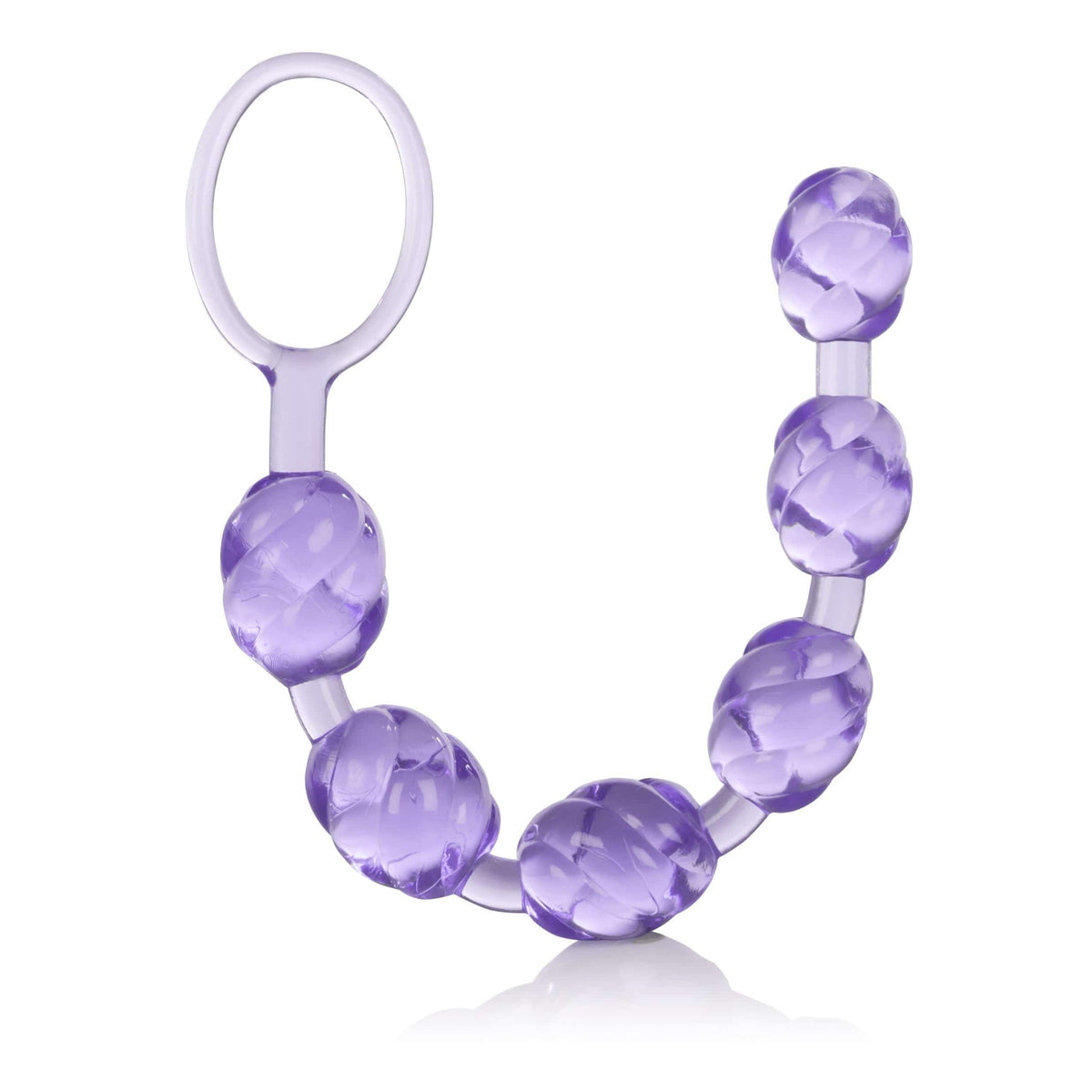 calexotics   swirl pleasure beads purple