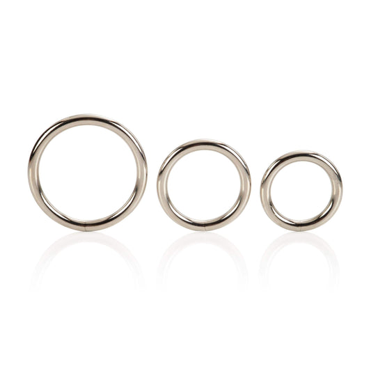calexotics   silver ring 3 piece set