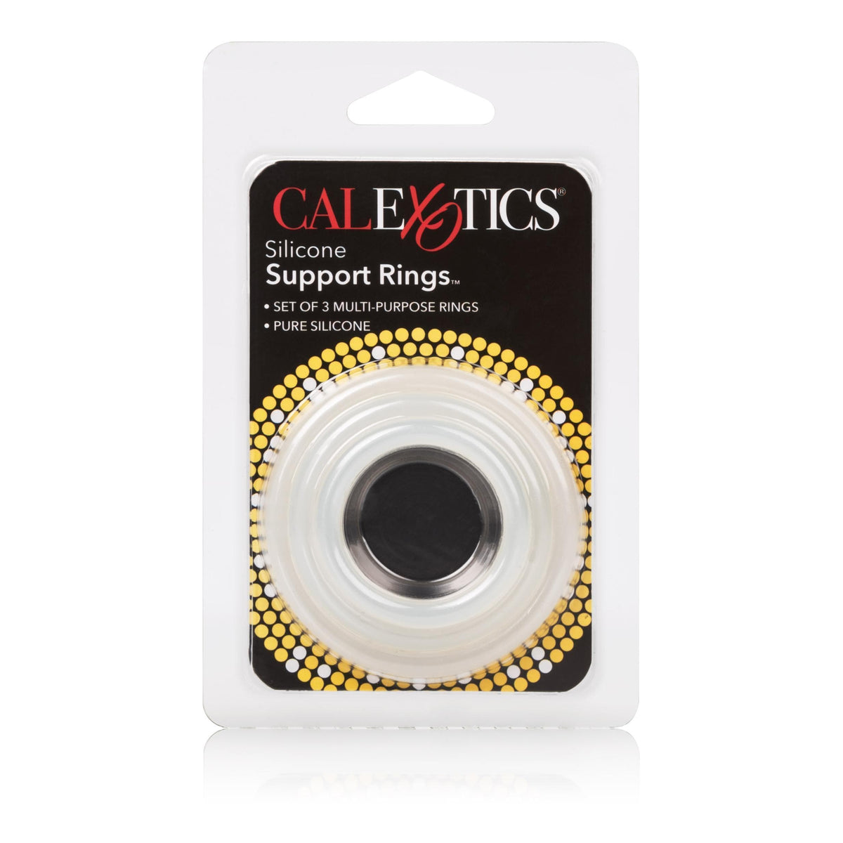 calexotics   silicone support rings clear