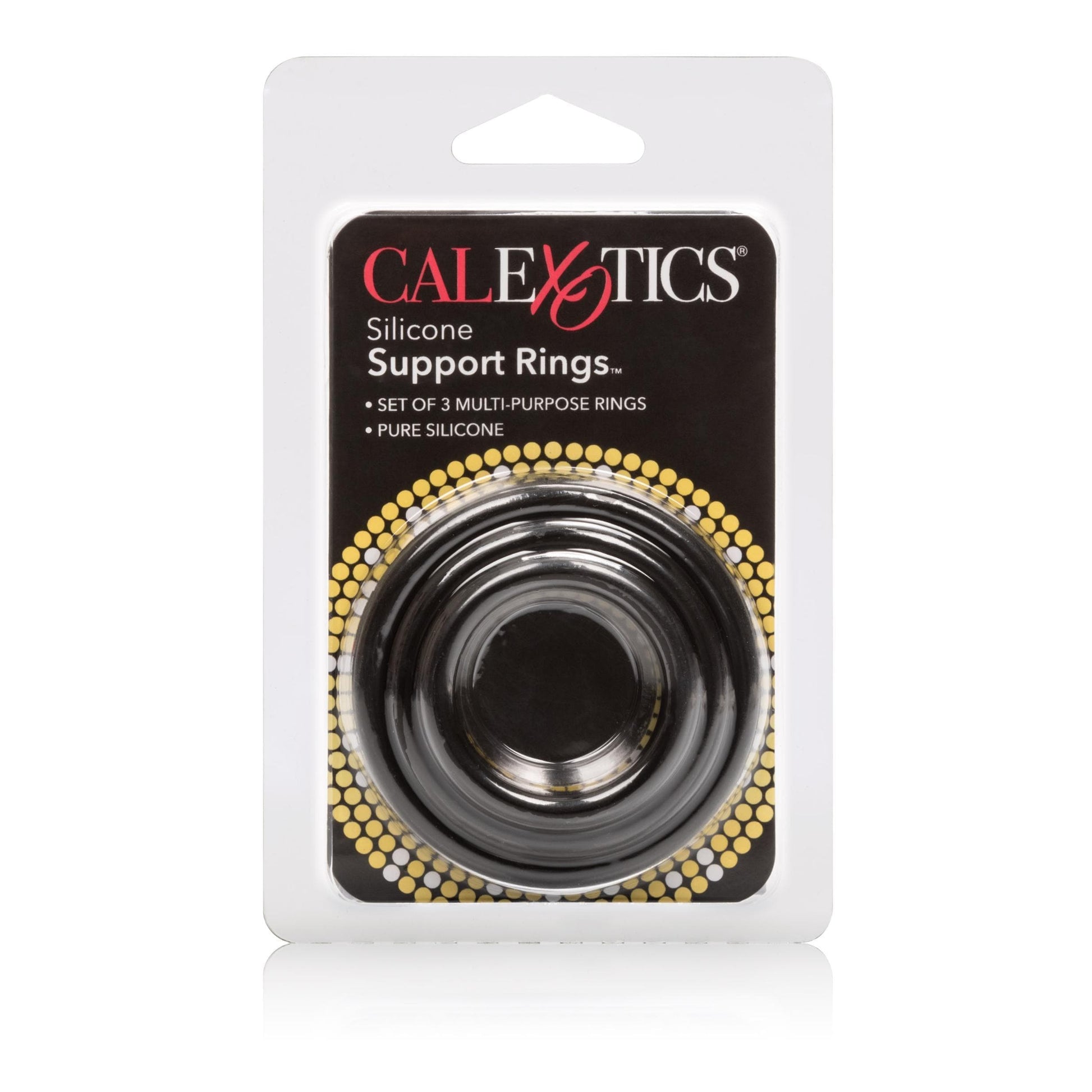 calexotics   silicone support rings black
