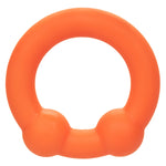 Alpha Liquid Silicone Dual Ball Ring - Orange