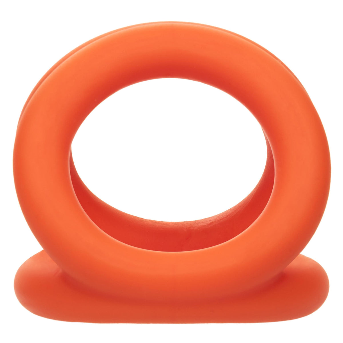 alpha liquid silicone tri ring orange