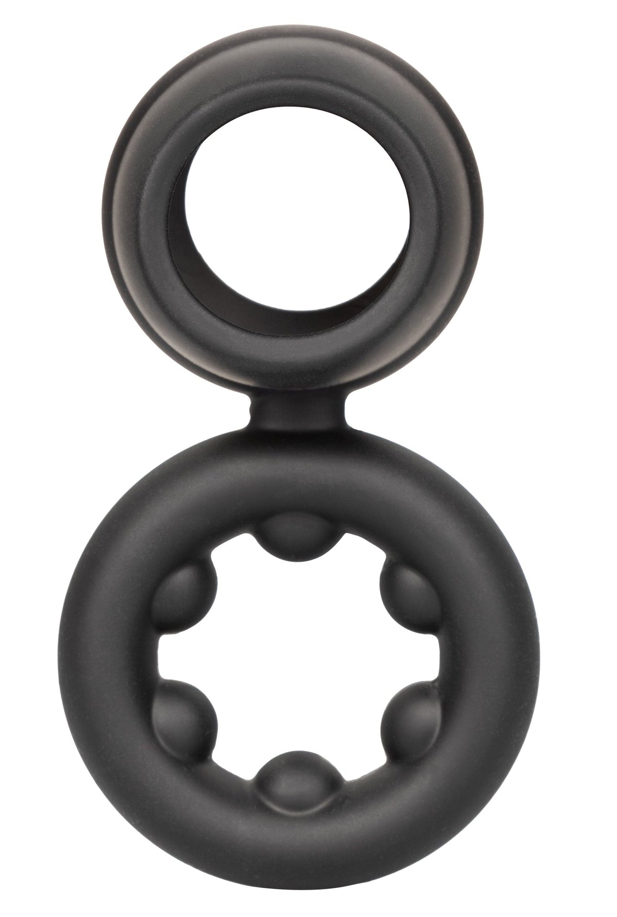 alpha liquid silicone dual support magnum ring black