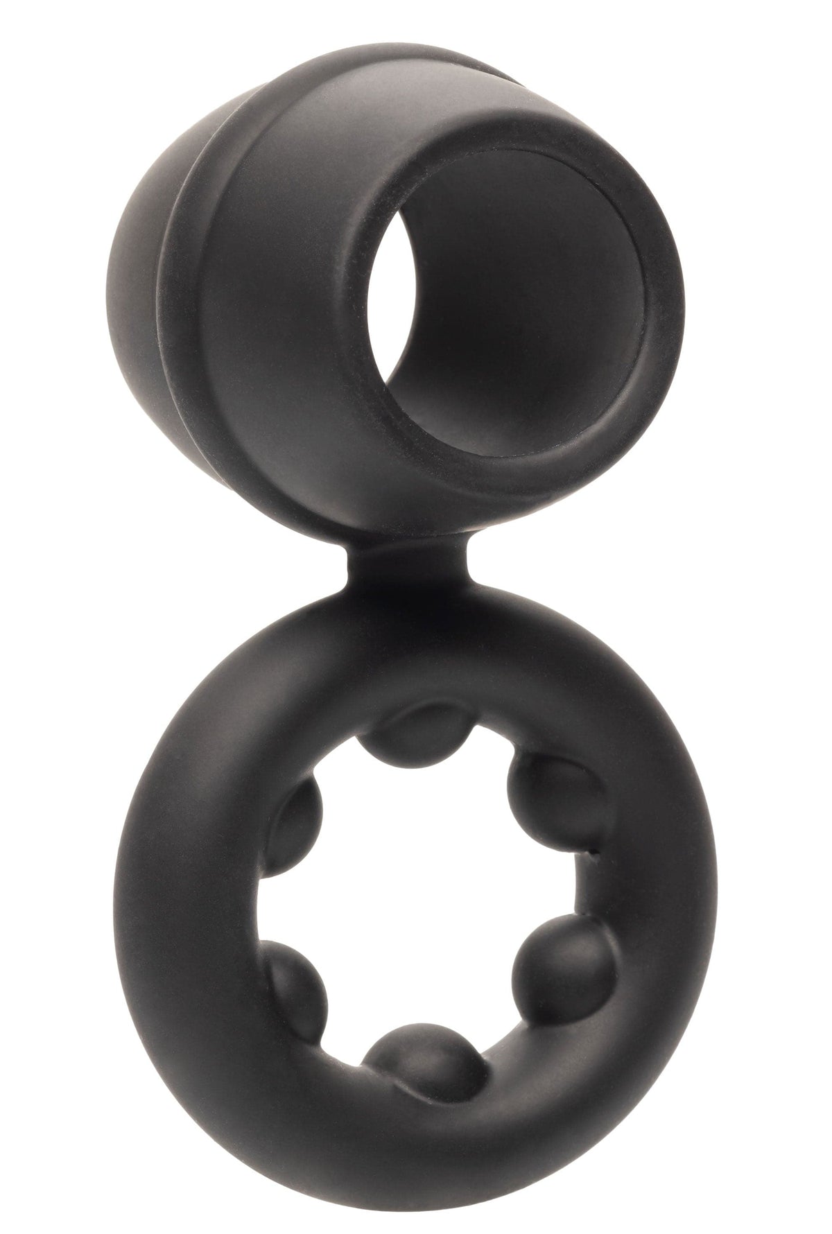 alpha liquid silicone dual support magnum ring black