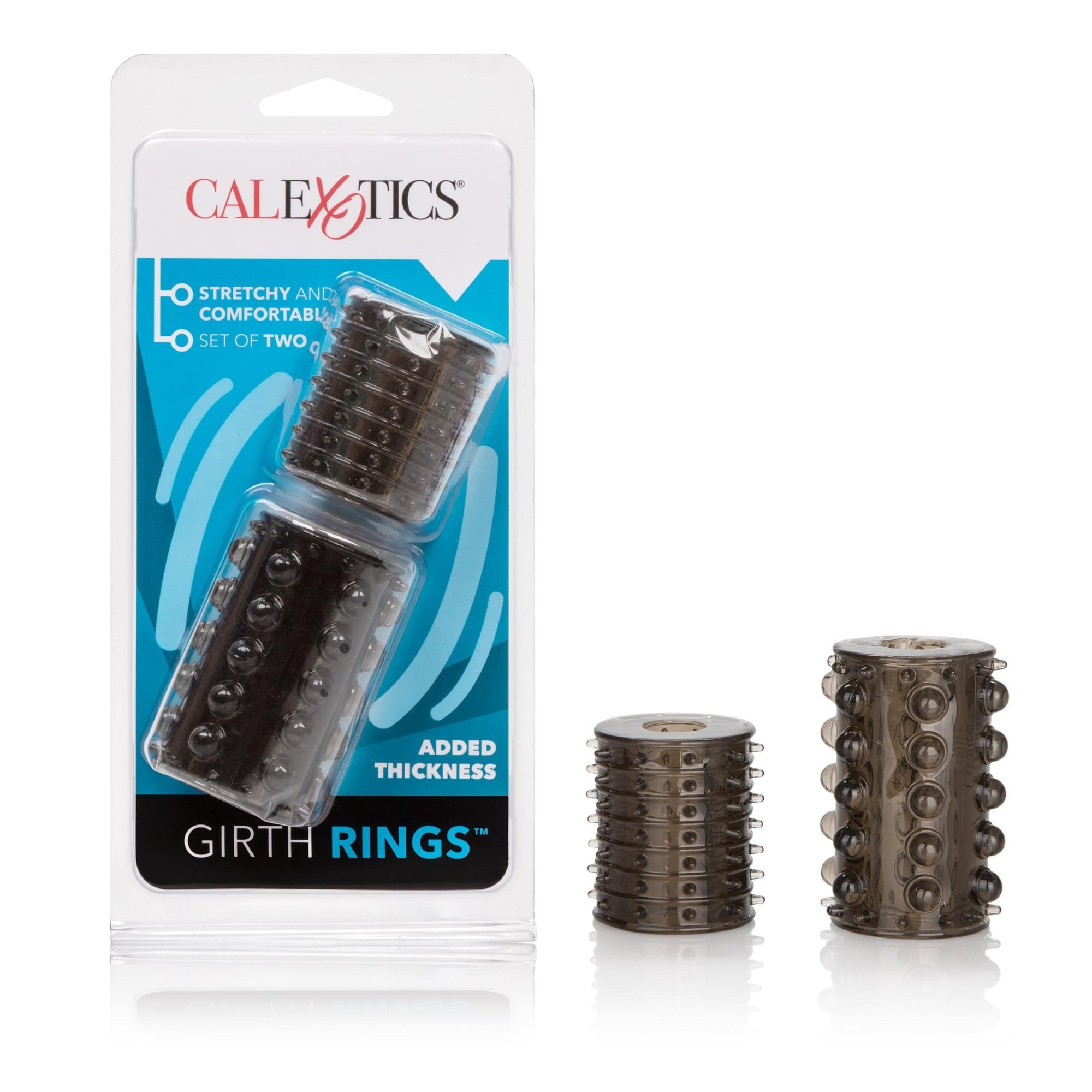 calexotics   silicone girth rings stretch y enhancement for support and